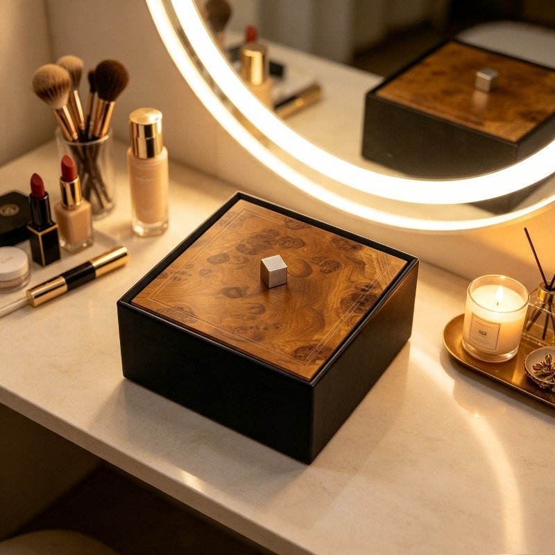Jewellery Watch - Italienische Luxus-Uhrenorganizer aus Edelstahl, Schmuckbox mit