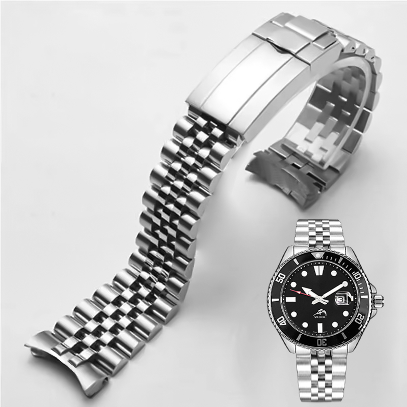 Jared Jewelry Watches - 22mm 316L Stahl Silber Jubilee Uhrenarmband