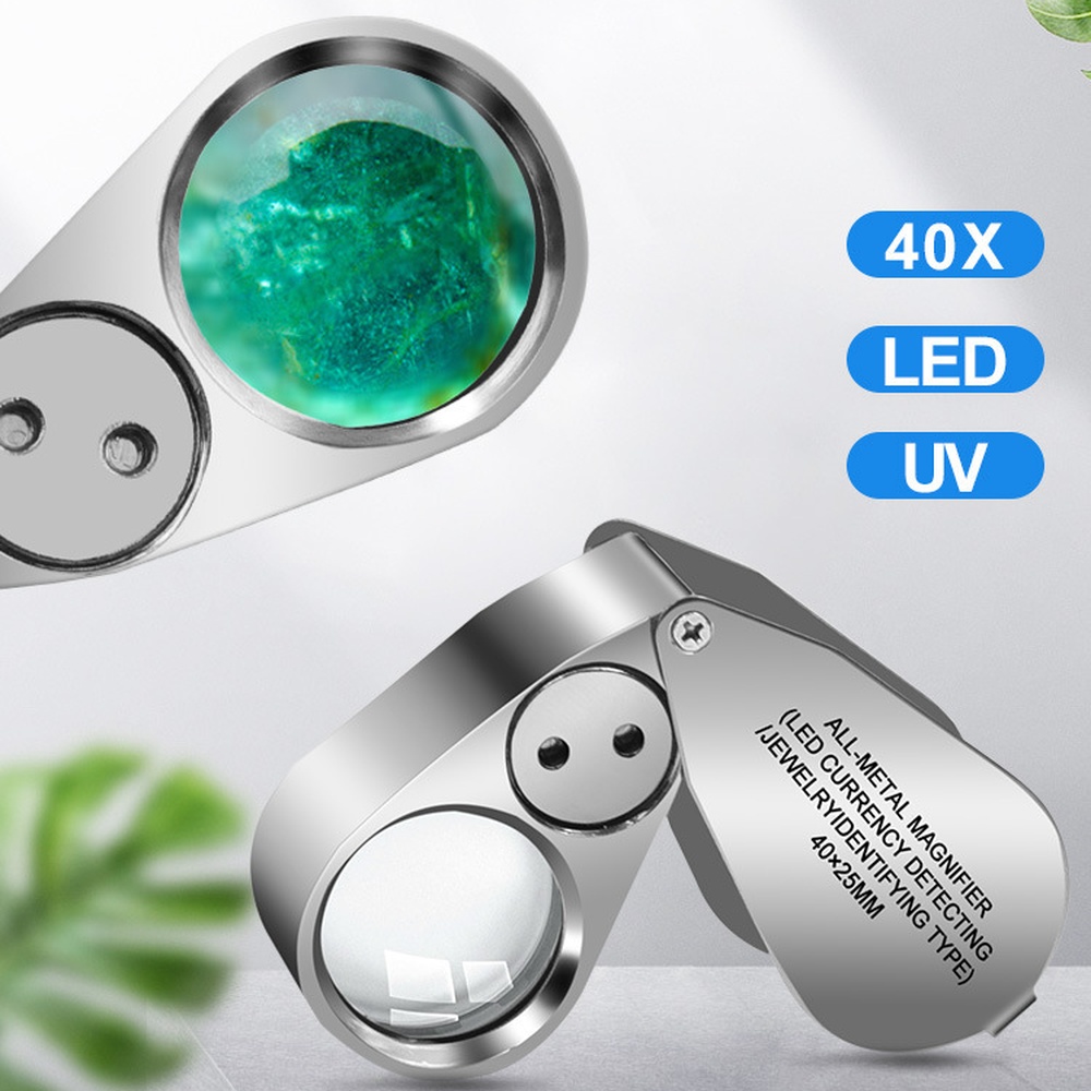 Collectors Coins Jewelry & Watches Of Smithtown Reviews - 40-fache Hochauflösende Faltbare Lupe mit LED-Beleuchtung