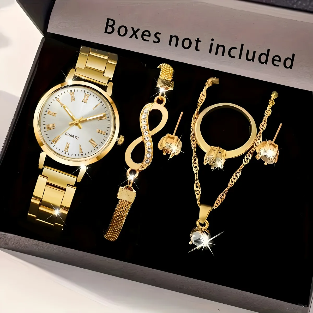 Jewelry Like Watches - 20266 Stück/Set Elegante Damen-Quarzuhr Mode Einfaches
