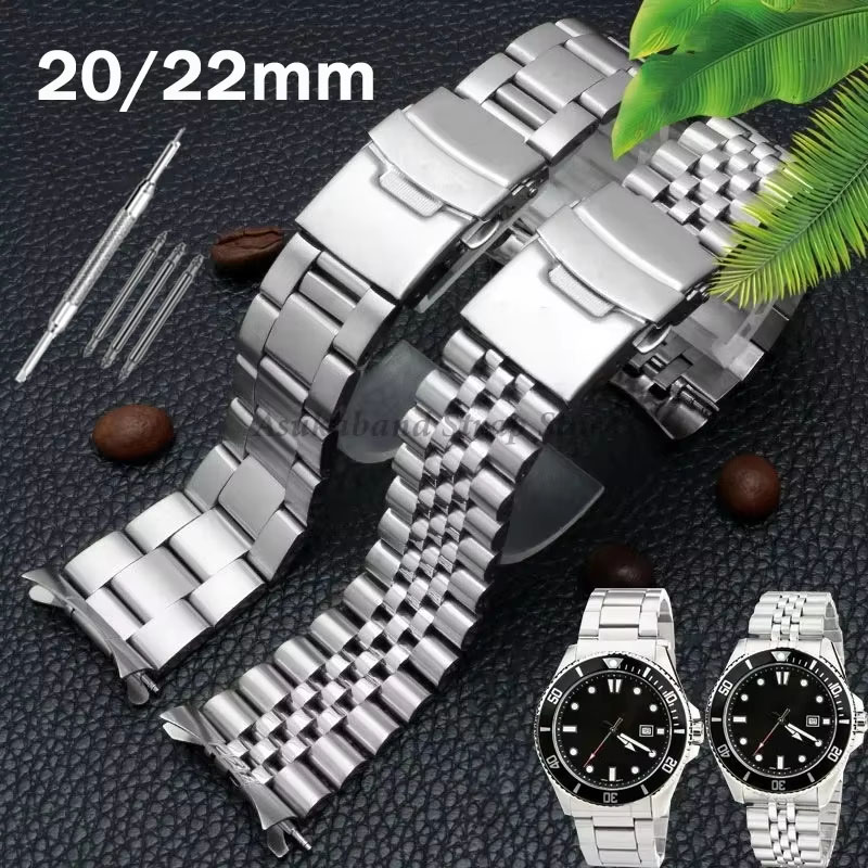 Jared Jewelry Watches - Edelstahlarmband für Seiko Uhrenarmband 18mm 19mm