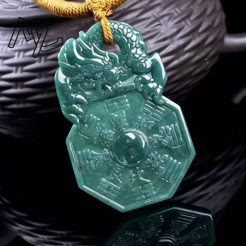 Natürlicher Echter Smaragd Bla – Necklace Pendant Bewertung und Preis
