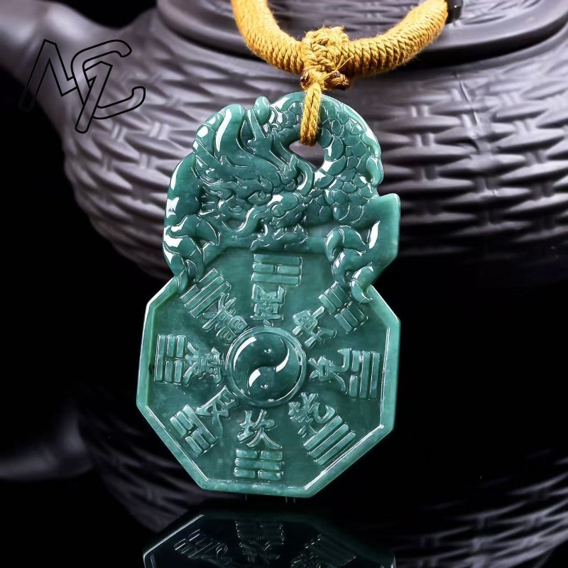 Natürlicher Echter Smaragd Bla – Necklace Pendant Bewertung und Preis