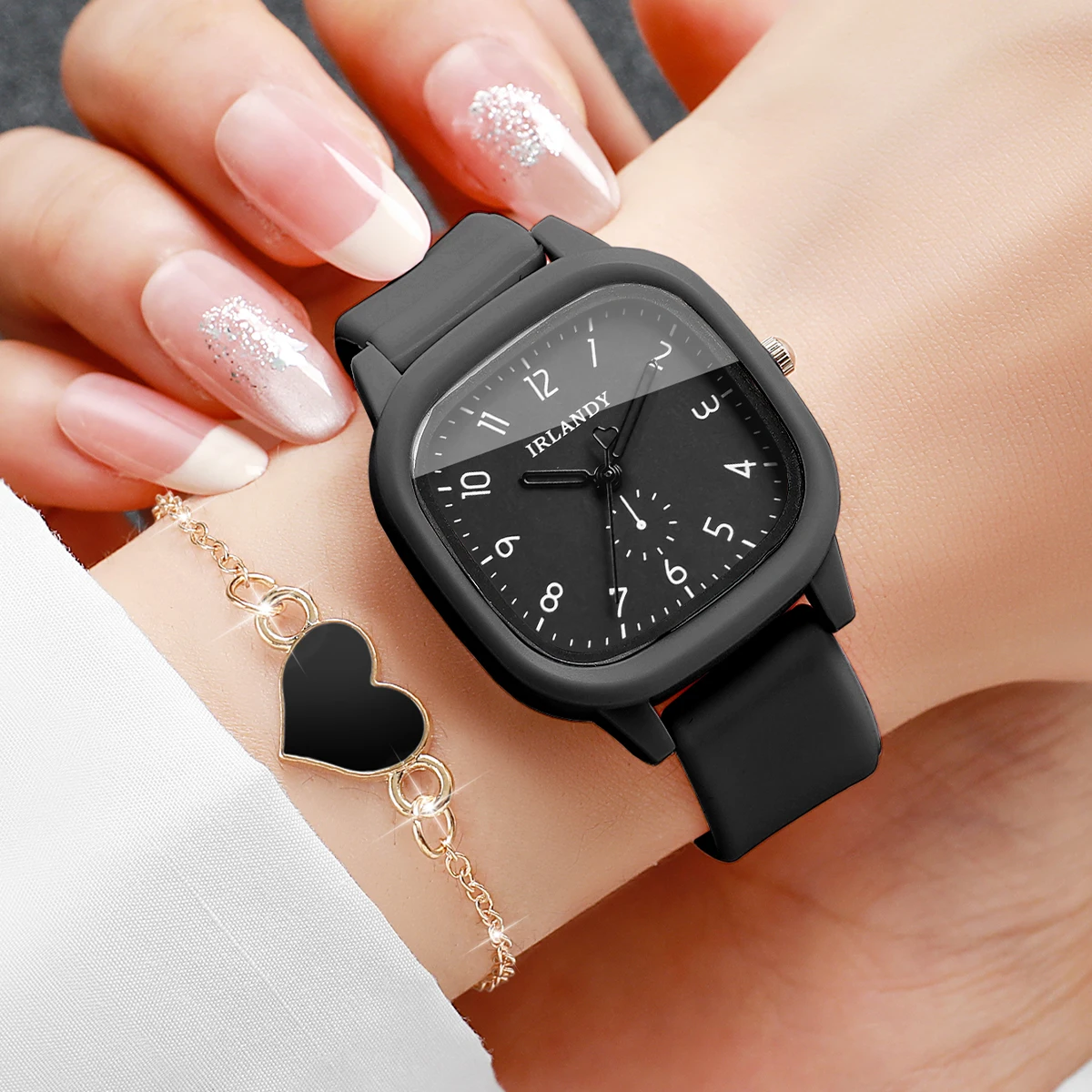 4-teiliges Set: Modische, quad – Jewellery Watch Bewertung und Preis