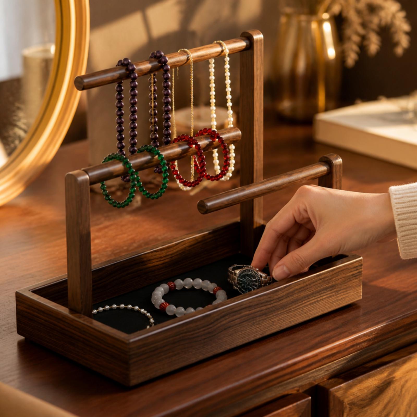 Schmuckständer aus Walnussholz – Jewelry And Watches Online Bewertung und Preis
