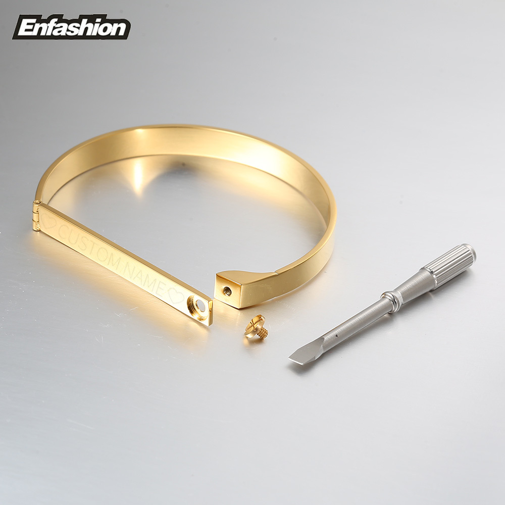 Enfashion Personalisierte Grav – Cuff Bangle Bracelet Bewertung und Preis