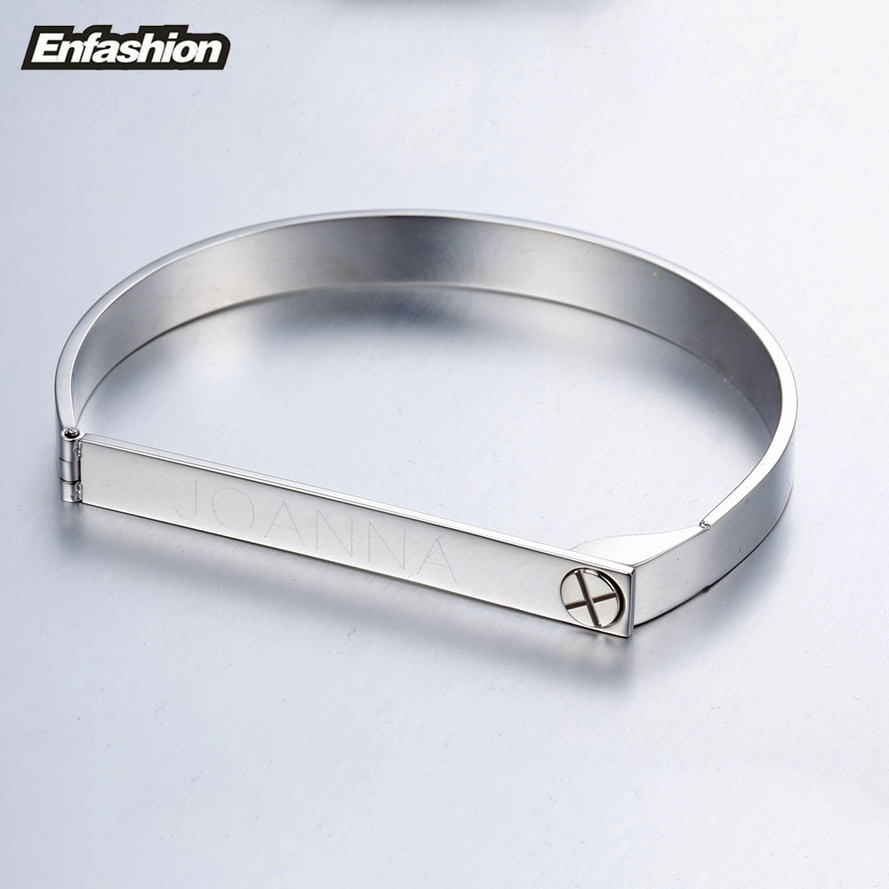 Enfashion Personalisierte Grav – Cuff Bangle Bracelet Bewertung und Preis