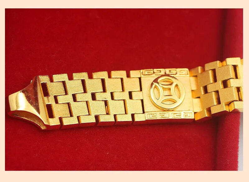 Echtes 18K Gold Fu Charakter U – Jewelry Like Watches Bewertung und Preis