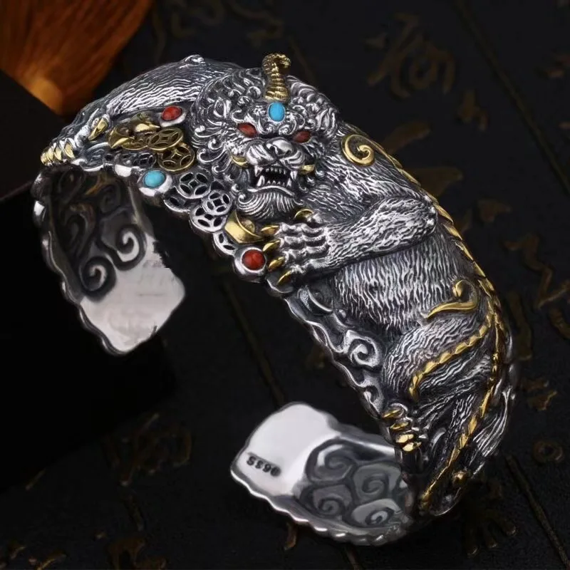 Lucky Pixiu Tiger Armband, nat – Cuff Bangle Bracelet Bewertung und Preis