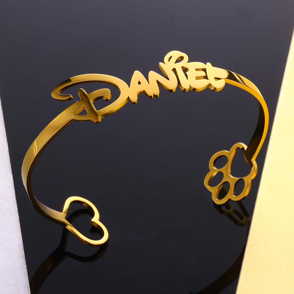 1 Stück individueller Name Lov – Cuff Bangle Bracelet Bewertung und Preis