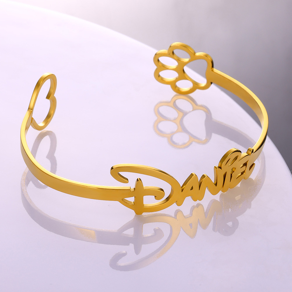 1 Stück individueller Name Lov – Cuff Bangle Bracelet Bewertung und Preis