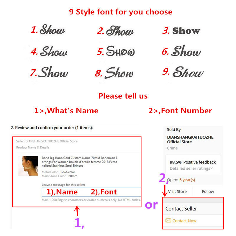1 Stück individueller Name Lov – Cuff Bangle Bracelet Bewertung und Preis