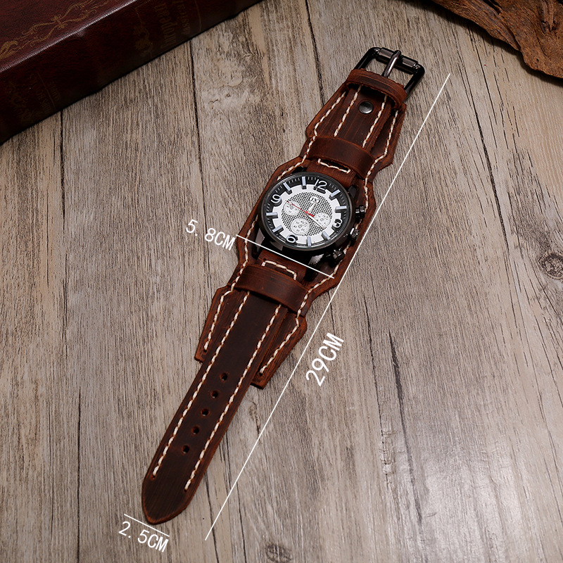 Punk Vintage Echt leder Armban – Jewelry Type Watches Bewertung und Preis