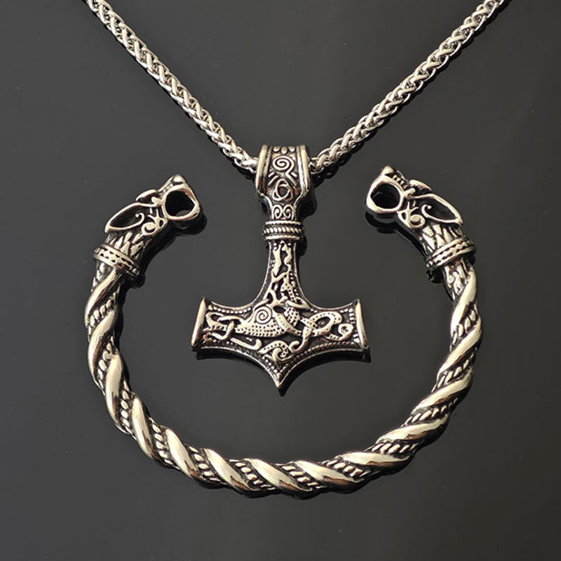 2-teiliges Set: Wikinger-Retro – Wolf Jewelry & Watches Tampa Bewertung und Preis
