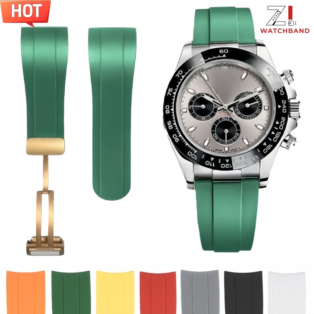 Für Rolex 22mm Gummiarmband Su – Rolex Watch Submariner Bewertung und Preis