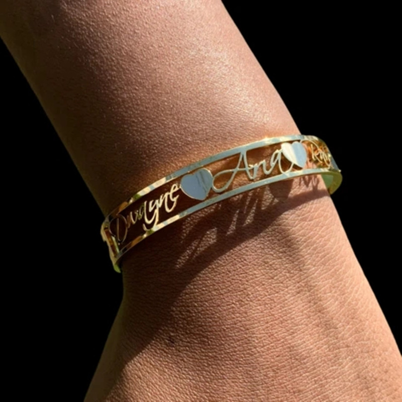 DUOYING Mode Custom Name Mansc – Cuff Bangle Bracelet Bewertung und Preis