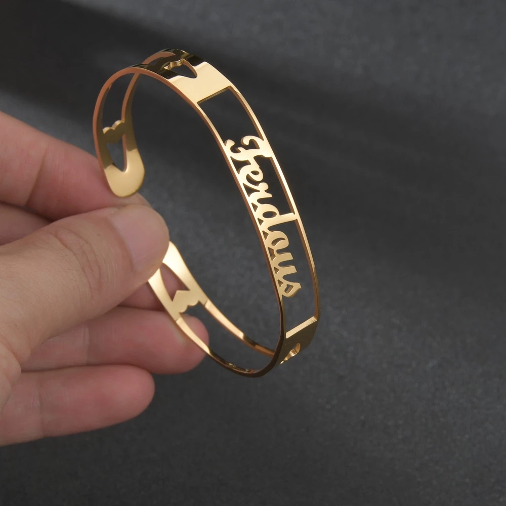 DUOYING Mode Custom Name Mansc – Cuff Bangle Bracelet Bewertung und Preis
