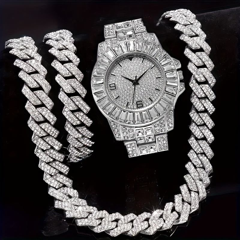 Herren Bling Schmuckset: Golde – Jewelry Like Watches Bewertung und Preis
