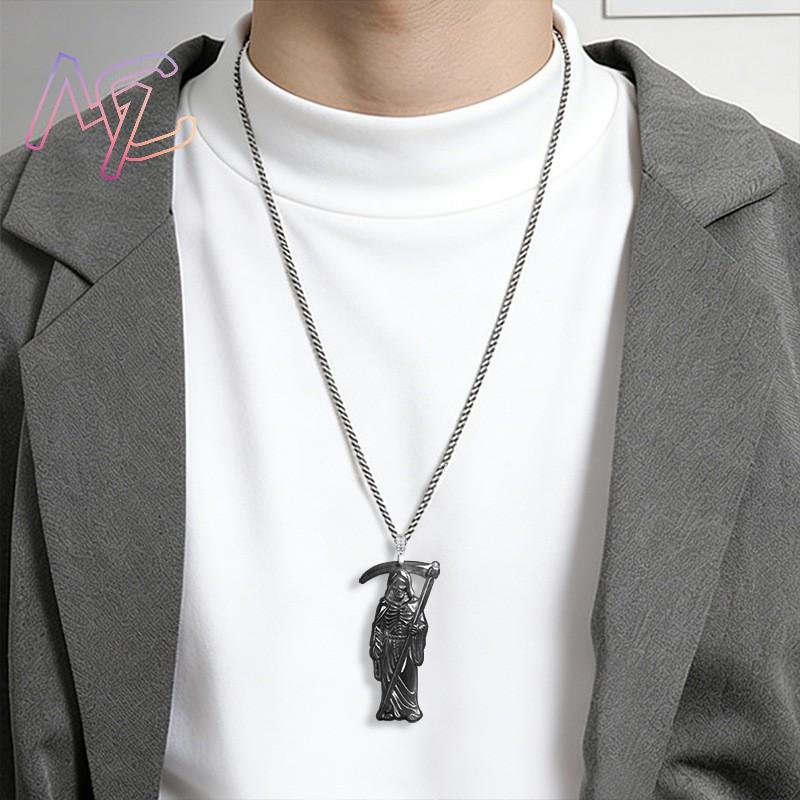 Myanmar Jadeit Sensenmann-Anhä – Necklace Pendant Bewertung und Preis